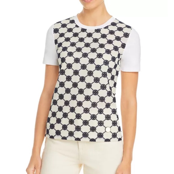 Tory Burch Tops - 🔥TORY BURCH 🔥 LOGO lace front Tte sz XS price firm!